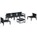 Set Divano da Giardino 6 pcs Antracite Acciaio - Foto miniatura 7