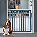 Bettacare Cancelletto Per Cani Robusto In Legno Con Montaggio A Vite, 63,5cm - 105,5cm, Azzurro - Foto miniatura 3