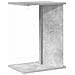 Tavolino Grigio cemento 35 x 25 x 50 cm Legno multistrato - Foto miniatura 7