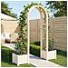 Arco di Rose con Vaso Bianco 168,5 x 43 x 207 cm PP - Foto miniatura 2