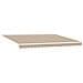 Tenda retrattile manuale Beige 4,5 × 3,5 m - Foto miniatura 4