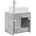 Mobile Lavabo da Parete Grigio Cemento 49,5 x 41 x 63 cm - Foto miniatura 4