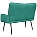 Sofa a Due Posti Turchese 115 x 61 x 87 cm Velluto - Foto miniatura 6