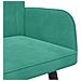 Sofa a Due Posti Turchese 115 x 61 x 87 cm Velluto - Foto miniatura 7