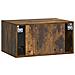 Mobile Porta TV da Muro Rovere Fumo 59,5 x 41 x 30 cm - Foto miniatura 6