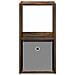 Comodino con cassetto 2 pcs Rovere fumé 30,5 x 27 x 59,5 cm - Foto miniatura 6