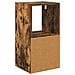 Comodino con cassetto 2 pcs Rovere fumé 30,5 x 27 x 59,5 cm - Foto miniatura 8