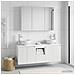 Set di Armadi da Bagno 4 pcs Bianco 100 x 14,5 x 70 cm - Foto miniatura 4