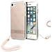 Indovina Guohci8h4stp Custodia Iphone Se 2022 / Se 2020 / 7 / 8 Rosa /rosa Con Cinturino 4g Stampato - Foto miniatura 2