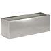 Vaso da giardino 2 pz Argento 60 x 20 x 20 cm Acciaio Inox - Foto miniatura 3