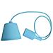 Lampadario Portalampada E27 Colore Celeste Vt-7228 3482 - Foto miniatura 2