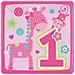 8 Piattini Di Cartone Quadrati Di 18 X 18 Cm Per Bambina Di 1 Anno Taglia Unica - Foto miniatura 1