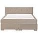 Letto Contenitore Velluto Beige 180 X 200 Cm Consul - Foto miniatura 9