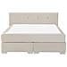 Letto Contenitore Velluto Beige 180 X 200 Cm Consul - Foto miniatura 7