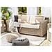 Set Lounge In Rattan Marrone Chiaro 4 Posti Ardea - Foto miniatura 5