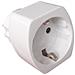 Adattatore Del Adattatore M / F In Spagna Frce Schuko Deutschland) Bianco - Foto miniatura 1