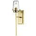 Applique A 1 Luce, Ottone Spazzolato, Ip44, E27 - Foto miniatura 1