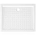 Piatto Doccia Con Superficie Puntinata Bianco 90x70x4 Cm In Abs - Foto miniatura 5