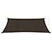 Vela Parasole 160 g / m² Marrone 2,5x5 m in HDPE - Foto miniatura 3