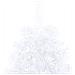 Set Albero Natale Artificiale a Metà LED Palline Bianco 120cm - Foto miniatura 4