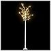 Albero Natale 200 LED 2,2 m Salice Bianco Caldo Interno Esterno - Foto miniatura 2