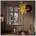 Albero Natale 200 LED 2,2 m Salice Bianco Caldo Interno Esterno - Foto miniatura 1