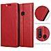 Custodia Compatibile Con Honor P Smart 2020 In Rosso Mela - Coperchio Protettiva Con Chiusura Magnetica, Funzione Stand E Tasca Per Le Carte - Foto miniatura 6
