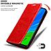 Custodia Compatibile Con Honor P Smart 2020 In Rosso Mela - Coperchio Protettiva Con Chiusura Magnetica, Funzione Stand E Tasca Per Le Carte - Foto miniatura 7