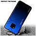 Custodia Compatibile Con Huawei Mate 20 Pro In Blu - Nero - Coperchio Protettivo Bicolore In Vetro Temperato E Silicone Tpu - Foto miniatura 4