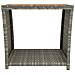 Tavolino Con Piano Legno Grigio Polyrattan E Massello Acacia - Foto miniatura 3