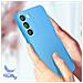 Cover Per Samsung S23 Semi-rigida Finitura Soft-touch Serie Fast Cover Azzurra - Foto miniatura 5