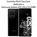Custodia Tpu Silicone Cover Case Per Samsung Galaxy S20 Ultra 5g G988 Black - Foto miniatura 2