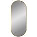 Specchio Da Parete Dorato 70x30 Cm Ovale - Foto miniatura 2