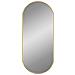 Specchio Da Parete Dorato 70x30 Cm Ovale - Foto miniatura 3