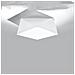 Lampada A Soffitto Hexa 35 Bianco Sl. 0689 - Moderno Lampade Da Soffitto Bianco 15x35x35 Cm - Foto miniatura 2