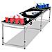 Tavolo Da Beer Pong Per Feste Con 100 Bicchieri, 5 Palline, 242x62 Cm Nero - Foto miniatura 1