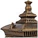 Lampada Da Terra Classica Da Esterno Alluminio Oro 1 Luce E27 60w Ip44 - Foto miniatura 3