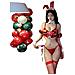 Set Di Biancheria Intima Pethuel Uniforme Natalizio E Calze Qqfz-b46-0509-1 Rosso - Foto miniatura 1