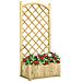 Fioriera In Legno Di Pino Impregnate Con Pannello L80xp40xh172 Cm Lasa - Foto miniatura 1