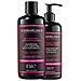 Duo Shampoo E Trattamento Senza Risciacquo Alla Cheratina Per Capelli Danneggiati E Stressati - Fortifica, Leviga E Protegge - Senza Solfati, Parabeni E Siliconi - 500ml + 350ml - Foto miniatura 1