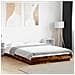 Giroletto Con Luci Led Rovere Fumo 120x190 Cm Legno Multistrato - Foto miniatura 1