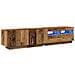 Mobile Porta TV con LED Legno Antico 180x35x40 cm Truciolato - Foto miniatura 3