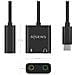 AISENS A109-0767, USB-C, 2x 3.5 mm, 0,1 m, Nero - Foto miniatura 2