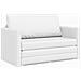 Divano Letto a Pavimento 2-in-1 Bianco 124x71x78 cm Pelle Artificiale - Foto miniatura 1