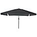 Parasol da Giardino  ø395x245 cm Grigio Scuro - Foto miniatura 1