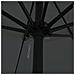 Parasol da Giardino  ø395x245 cm Grigio Scuro - Foto miniatura 4