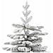 Albero Natale Artificiale Incernierato con Neve Fioccata 210 cm - Foto miniatura 5