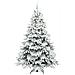 Albero di Natale artificiale con 300 LED Bianco 210 cm PE e PVC - Foto miniatura 3
