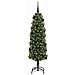 Albero di Natale artificiale con 150 LED Verde 150 cm - Foto miniatura 3