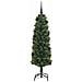 Albero di Natale artificiale con 150 LED Verde 150 cm - Foto miniatura 4